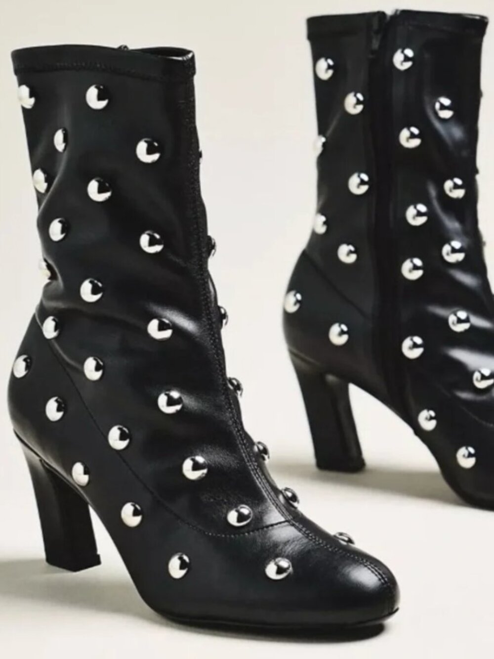 Maeve Studded Stretch Ankle Boots size 37/6.5